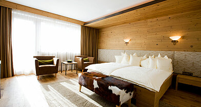 Junior suite in Minglers Sportalm near the Kitzbühel Alps