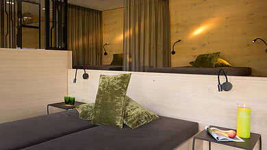 Relaxation area in wellness hotel Minglers Sportalm in Kirchberg near Kitzbühel