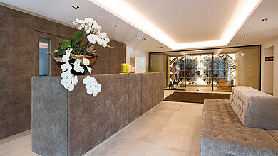 Reception in Minglers Sportalm in Kirchberg