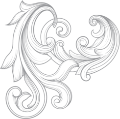 Mingler Dekoelement wave-header