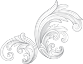 Mingler Dekoelement wave-unten